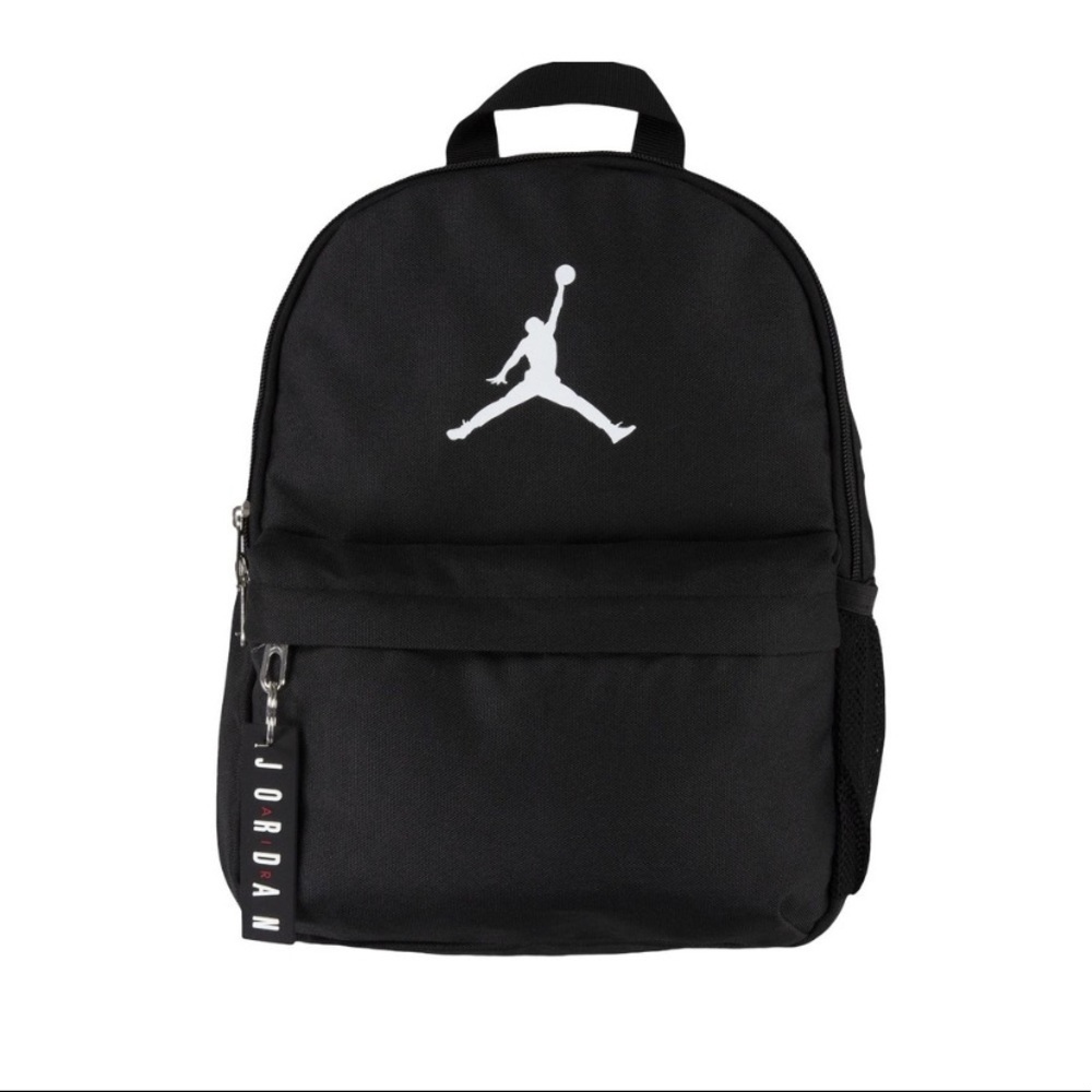 NWOT Nike Air Jordan Jumpman Logo Mini Backpack Bookbag 12" Black